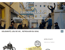 Tablet Screenshot of emmausliberte.org